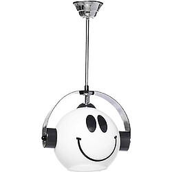 Universal Smiley visage noir moderne single room lustre 