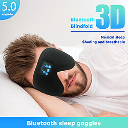 Avis GUPBOO YR-04 Casque stéréo sans fil Compatible Bluetooth 5.0 3D Casque de sommeil doux Masque de sommeil Casque de musique