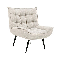 Beliani Fauteuil Beige clair ALVESTA