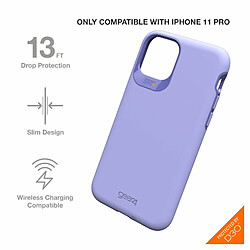 Coque GEAR4 Holborn Compatible avec iPhone 11 Pro, Coque à Haut Pouvoir Anti-Choc avec Technologie D3O intégrée, Protection arrière renforcée - Violet