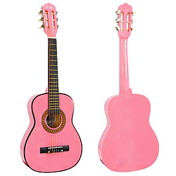 Pack guitare classique 1/4 taille 3rd Avenue - rose