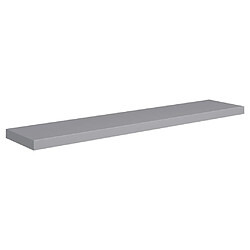 vidaXL Étagère murale flottante gris 120x23,5x3,8 cm MDF