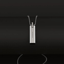 Wewoo Bracelet argent pour Fitbit Flex 2, Hôte non inclus Mijobs Metal Collier à pendentif magnétique sans vis 