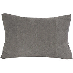 Pt' Coussin en velours Velvet 60 x 40 cm gris.