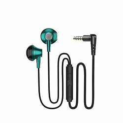 Avis 3.5Mm Écouteurs Stéréo Écouteurs Intra-Auriculaires Musique Casque Hifi Basse Casque Avec Microphone Couleur Titane