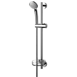 Ideal Standard - Ensemble de douche chromé Idealrain barre 60cm douchette 3 jets porte-savon transparent 