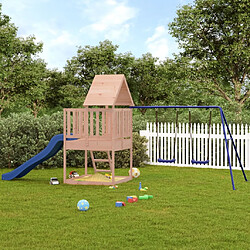 Maison Chic Aire de jeux d'extérieur | Maisonnette de jeu | Maison pour enfants bois massif de douglas -GKD90536