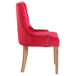 Avis Non Chaise de salle à manger Aberdeen velours antique clair