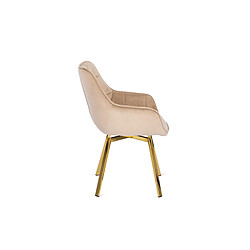 Avis Vivaldi Chaise Pivotant MIA Beige Velours