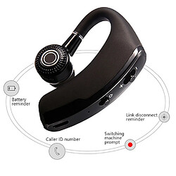 GUPBOO Casque sans fil V9 Casque Bluetooth Casque sans fil Bluetooth avec micro Sports Driver