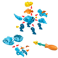 Avis TechKidz Figurines Dinosaures 3-en-1 à Assembler avec Visseuse et Cible Multicolore