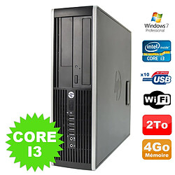 PC HP Compaq Elite 8100 SFF Intel Core I3-530 4Go Disque 2000Go DVD WIFI W7 · Occasion 