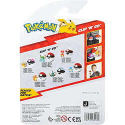 Jazwares Clip'n'Go Poké Balls Unratütox & Balle lourde pas cher