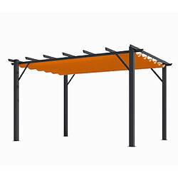 Pergola aluminium 12 m2 gris anthracite - per 4030 gr - HABRITA 