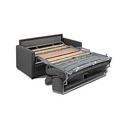 Avis Inside 75 Canapé lit 4-5 places DENSO XXL convertible EXPRESS lattes couchage 180 cm matelas 18cm microfibre marron