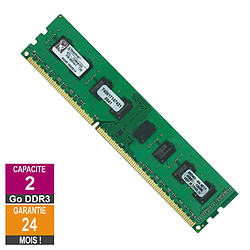 Barrette Mémoire 2Go RAM DDR3 Kingston KTL-TCM58/2G DIMM PC3-8500U - Reconditionné