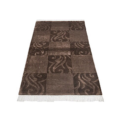 Avis Vidal Tapis de laine 152x79 brun Darya