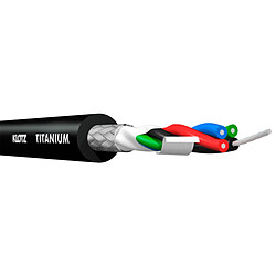 Avis Câble Titanium StarQuad Jack TRS mâle / XLR mâle Neutrik, 5m Klotz