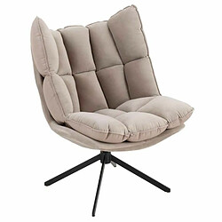 Paris Prix Fauteuil Relax sur Pied Coussin 92cm Gris Clair