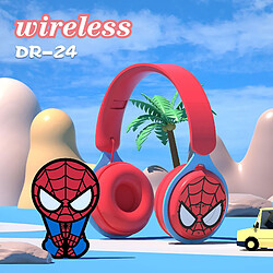 Universal Casque bluetooth spiderman pliable