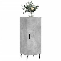 Avis Maison Chic Buffet,Meuble de Rangement,commode pour salon,Cuisine Gris béton 34,5x34x90 cm Bois d'ingénierie -MN11044