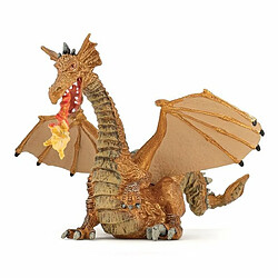 Ludendo Figurine Dragon or avec flamme