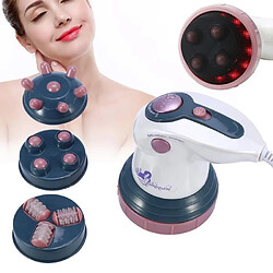 Masseur Électrique Infrarouge Perte de Poids Vibrations Corps Anti-Cellulite Slimming Appareil de Massage Rouge EU PLUG--QILU 