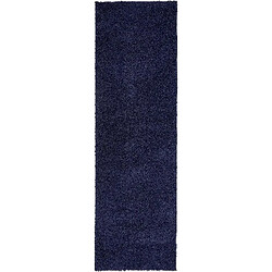 Hadorn Tapis shaggy 305x79 nuit bleue Luzern 