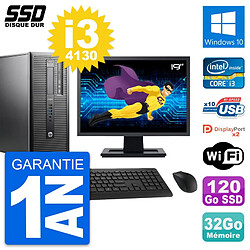 PC Tour HP ProDesk 600 G1 Ecran 19" i3-4130 RAM 32Go SSD 120Go Windows 10 Wifi · Occasion 