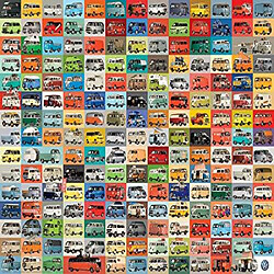 Eurographics Volkswagen groovy Bus Puzzle (1000 piAces)