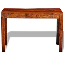 Maison Chic Table console | Meuble d'entrée | Table d'appoint avec 3 tiroirs 80 cm Bois massif -GKD45027