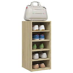 Avis vidaXL Armoire à chaussures Chêne Sonoma 31,5x35x70 cm Bois ingénierie