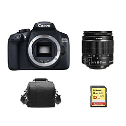 CANON EOS 1300D KIT EF-S 18-55mm F3.5-5.6 IS II + 32GB SD card + camera Bag 