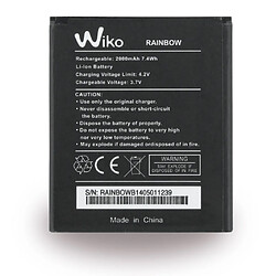 Batterie 2000mAh 3.7v 7.4Wh pour Wiko Rainbow