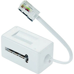 Adaptateur prise téléphone / RJ45 HEXAKIT HT 3789 Adaptateur Prise Téléphone / Rj45 Hexakit Ht 3789-