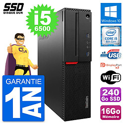 PC Lenovo ThinkCentre M800 SFF Intel i5-6500 RAM 16Go SSD 240Go Windows 10 Wifi - Occasion