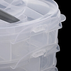 Acheter 1 Pièce Organisateur Stockage Transparent Boîte De Rangement Diviseurs Réglables Plastique