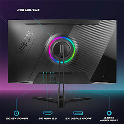 Vibox V27FHD240C Écran PC Gamer Incurvé 1500R - 27 Pouces, Résolution FHD 1080p, 240Hz, 1ms, Adaptive Sync, Dalle VA, HDMI & DisplayPort pas cher