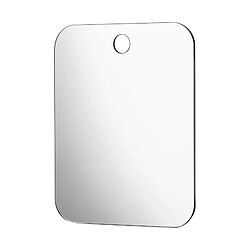 Miroir De Rasage De Douche Sans Buée Acrylique Hommes Femmes Rectangle De Voyage Anti-buée