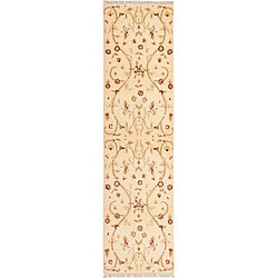 Vidal Tapis de couloir en laine 305x79 beige Darya