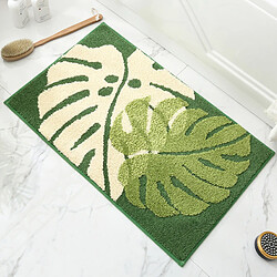 LUUCOZK Tapis de bain antidérapants absorbants à séchage rapide, décoration de salle de bain, motif 2-40x60cm 