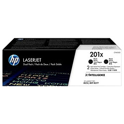 HP 201X Toners Pack de 2 Noir CF400XD