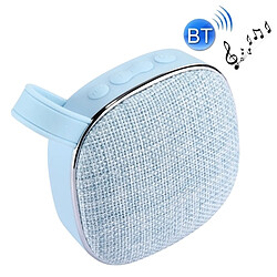 Wewoo Enceinte Bluetooth d'intérieur bleu Conférencier stéréo conception de tissu portable, avec MIC intégré, Appels mains-libres de et carte TF AUX IN, Distance: 10m 