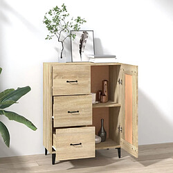 Avis Maison Chic Buffet,Meuble de Rangement,commode pour salon,Cuisine Chêne sonoma 69,5x34x90 cm Bois d'ingénierie -MN65344