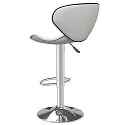 Acheter vidaXL Tabouret de bar Blanc Similicuir