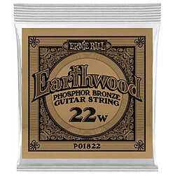 Ernie Ball 1822 - Corde acoustique au détail Earthwood Phosphor Bronze - tirant 022