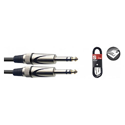 Stagg SAC1PS DL - Câble audio, jack/jack (m/m) 1 m