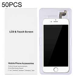 Wewoo Pièce détachée 50 PCS Ecran LCD et Digitizer Assemblage Complet Carton Blanc Emballage Boîte pour iPhone 6s Plus 6 Plus 