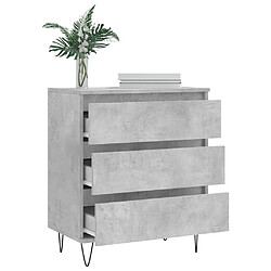 Acheter Maison Chic Buffet,Meuble de Rangement,commode pour salon,Cuisine Gris béton 60x35x70 cm Bois d'ingénierie -MN91566