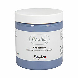 Rayher Peinture Craie Bleu-gris - Chalky Finish - 230 ml